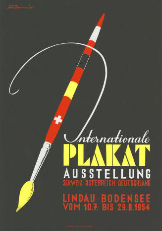 Internationale Plakat Ausstellung, Schweiz, Österreich, Deutschland, Lindau, Bodensee