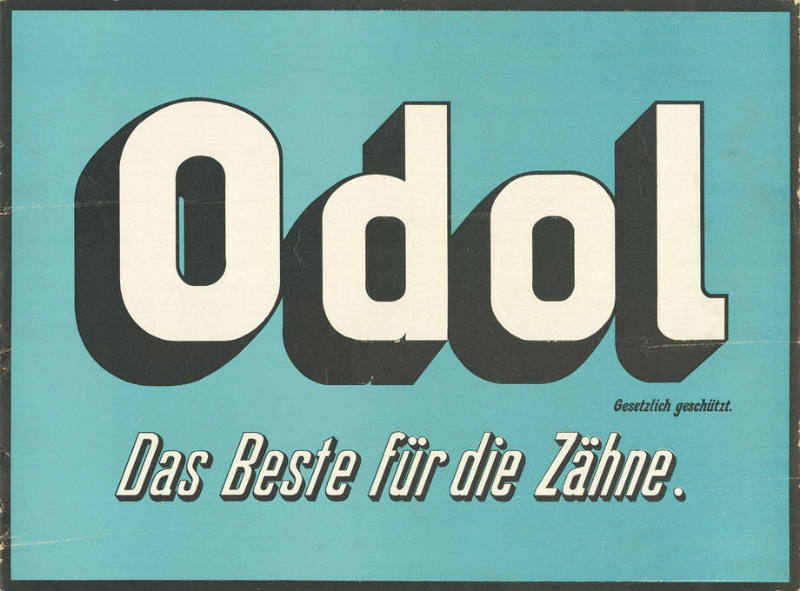 Odol, Das Beste für die Zähne.