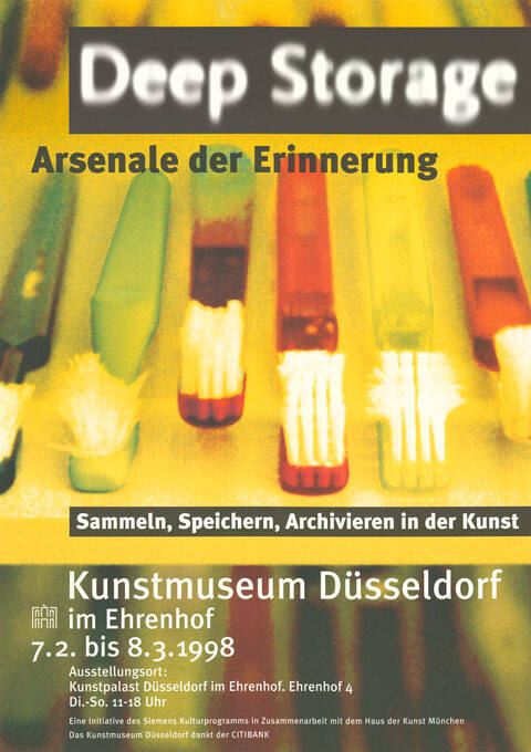 Deep Storage, Arsenale der Erinnerung, Kunstmuseum Düsseldorf im Ehrenhof