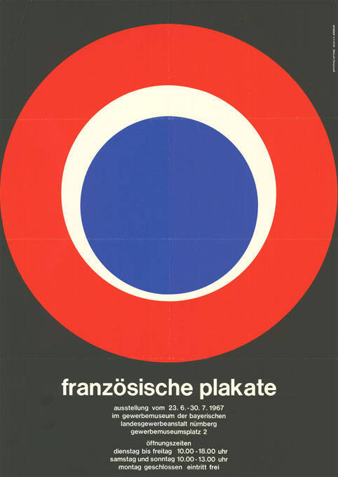 Französische Plakate, Gewerbemuseum der Bayerischen Landesgewerbeanstalt Nürnberg