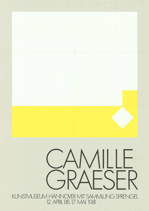 Camille Graeser, Kunstmuseum Hannover mit Sammlung Sprengel