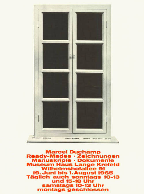 Marcel Duchamp, Ready-Mades, Zeichnungen, Manuskripte, Dokumente, Museum Haus Lange, Krefeld