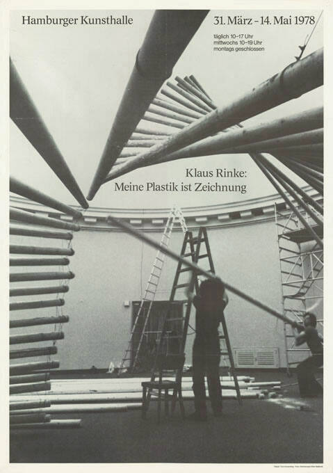 Klaus Rinke: Meine Plastik ist Zeichnung, Hamburger Kunsthalle