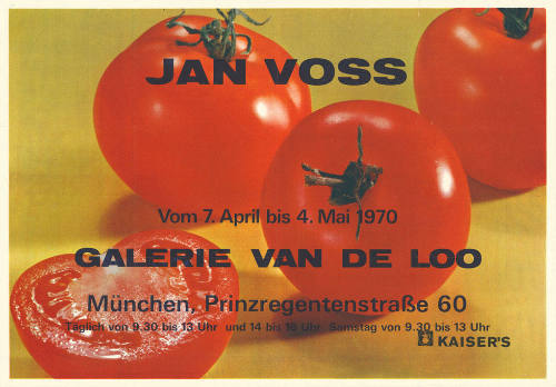 Jan Voss, Galerie van de Loo, München