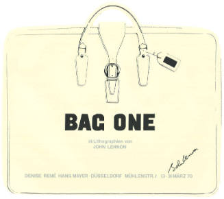 Bag One, 14 Lithographien von John Lennon, Denise René, Hans Mayer, Düsseldorf