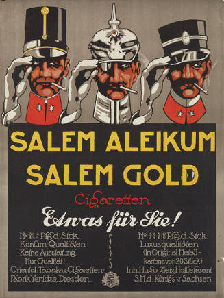 Salem Aleikum, Salem Gold, Cigaretten, Etwas für Sie!