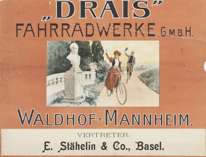 „Drais“ Fahrradwerke G.m.b.H. Waldhof-Mannheim, Vertreter: E. Stähelin & Co., Basel