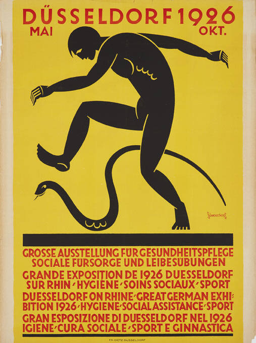 Düsseldorf 1926, Grosse Ausstellung für Gesundheitspflege, Sociale Fürsorge und Leibesübungen