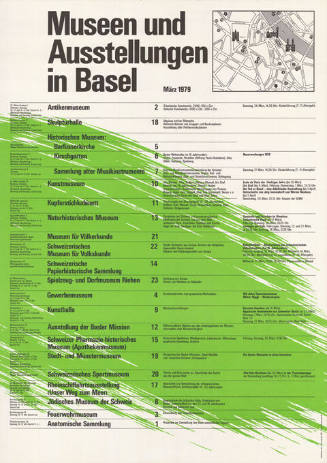 Museen und Ausstellungen in Basel, März