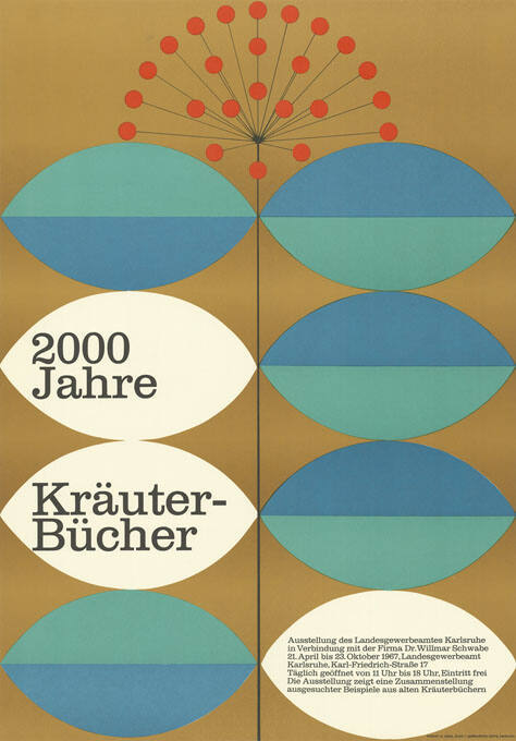 2000 Jahre Kräuter-Bücher, Landesgewerbeamt Karlsruhe