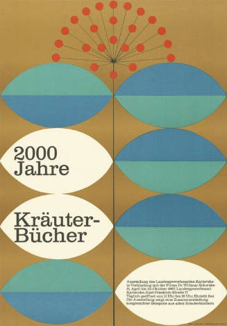 2000 Jahre Kräuter-Bücher, Landesgewerbeamt Karlsruhe