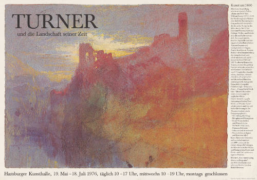 Turner und die Landschaft seiner Zeit, Hamburger Kunsthalle