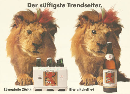 Der süffigste Trendsetter. Löwenbräu Zürich, Bier alkoholrei