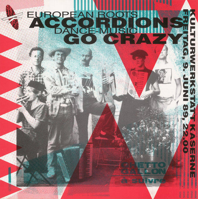 Accordions go crazy, European Roots Dance-Music, Kulturwerkstatt Kaserne Basel