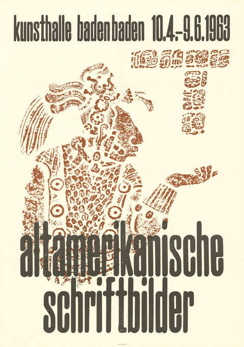 Altamerikanische Schriftbilder, Kunsthalle Baden-Baden