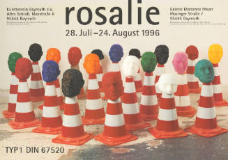 Rosalie, Typ 1 DIN 67520, Kunstverein Bayreuth e.V., Galerie Marianne Meyer, Bayreuth