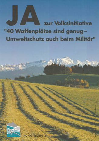 Ja zur Volksinitiative “40 Waffenplätze sind genung – Umweltschutz auch beim Militär”