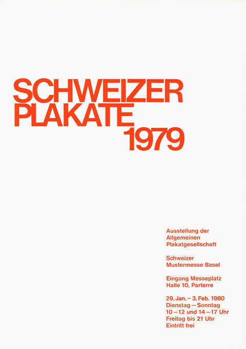 Schweizer Plakate 1979, Schweizer Mustermesse Basel