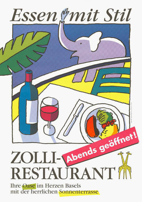 Essen mit Stil, Zolli-Restaurant