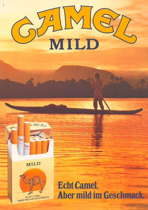 Camel Mild, Echt Camel. Aber mild im Geschmack.