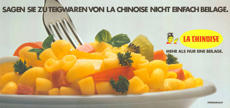 Sagen sie zu Teigwaren von La Chinoise nicht einfach Beilage.