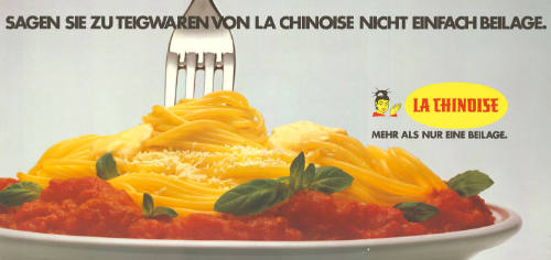 Sagen sie zu Teigwaren von La Chinoise nicht einfach Beilage.