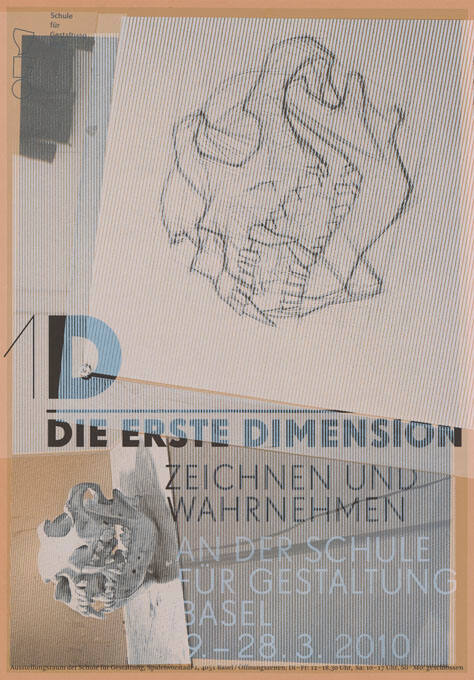 1D, Die erste Dimension, Zeichnen und Wahrnehmen an der Schule für Gestaltung Basel