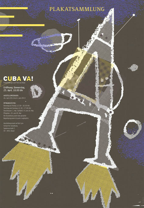 Cuba va! Graphikdesign zum Film aus Kuba, Plakatsammlung, Ausstellungsraum auf der Lyss