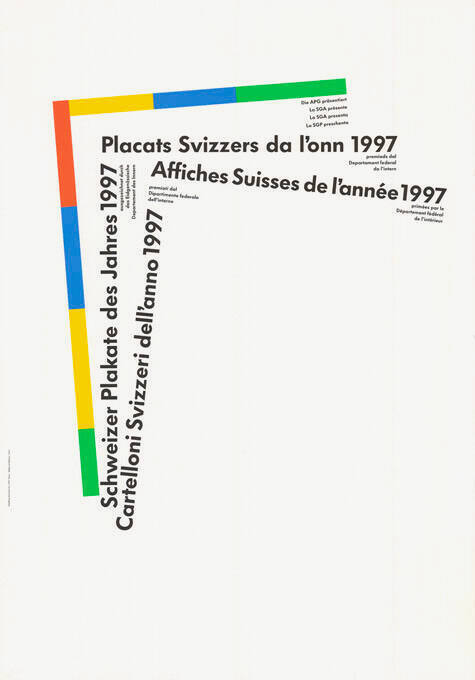 Schweizer Plakate des Jahres 1997 […]