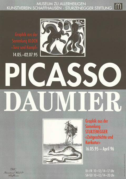 Picasso, Daumier, Museum zu Allerheiligen, Kunstverein Schaffhausen