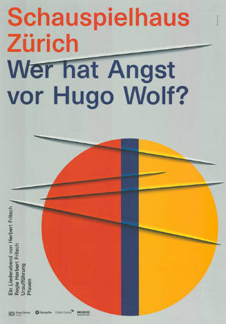 Wer hat Angst vor Hugo Wolf? Schauspielhaus Zürich