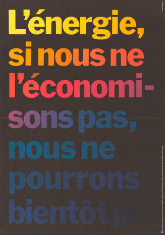 L’energie, si nous ne l’économisons pas, nous ne pourrons bientôt […]