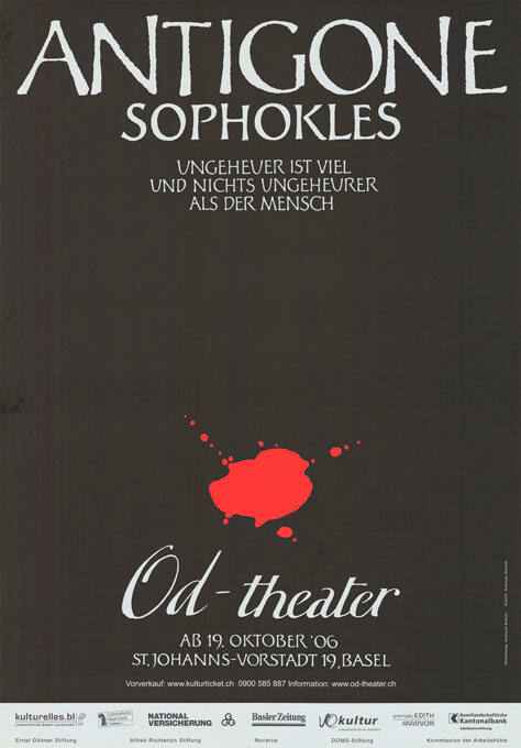 Antigone, Sophokles, Od-Theater