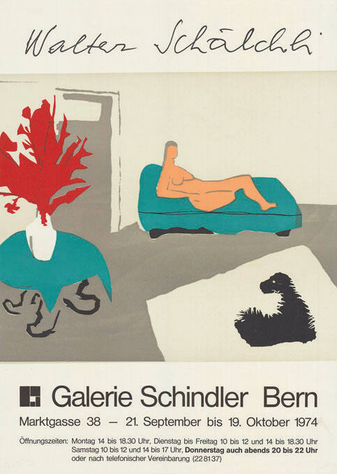 Walter Schälchli, Galerie Schindler, Bern