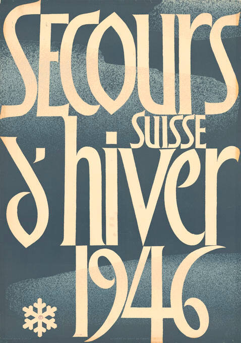 Secours suisse d’hiver 1946