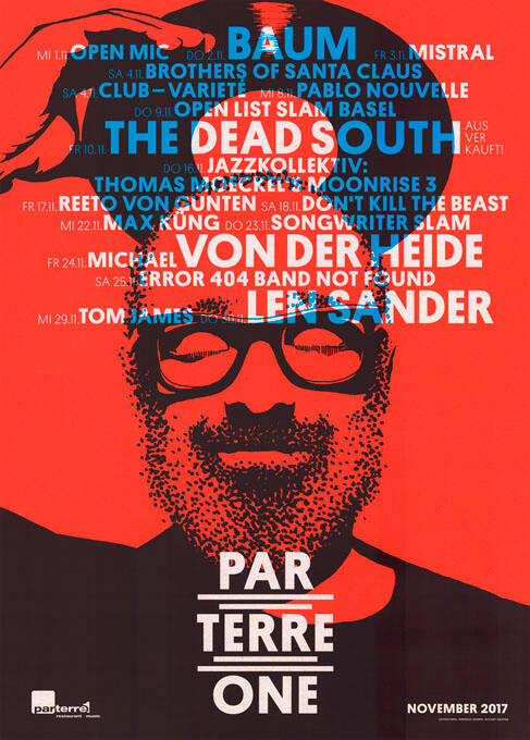 Parterre One, November 2017