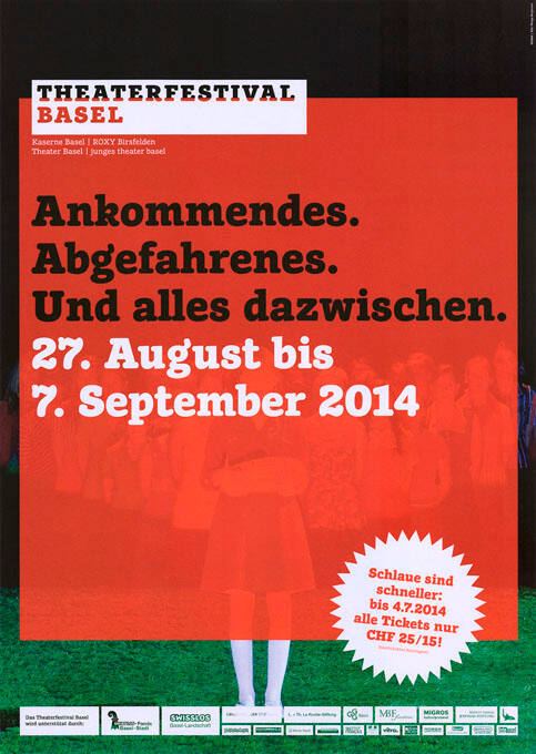 Theaterfestival Basel, Ankommendes. Abgefahrenes. Und alles dazwischen.