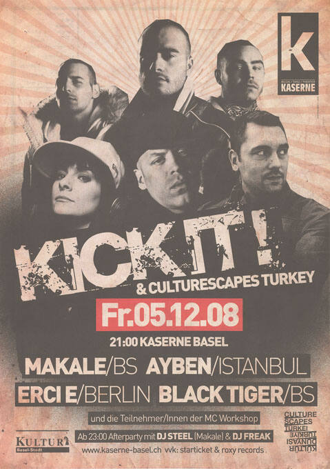 Kick it! & CultureScapes Turkey, Kaserne Basel