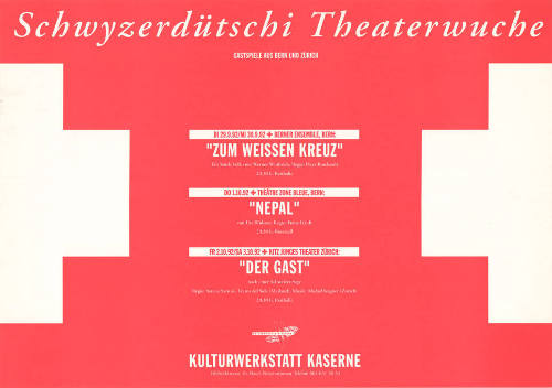 Schwyzerdütschi Theatherwuche, Kulturwerkstatt Kaserne