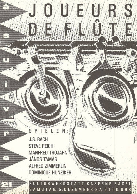 Joueurs de flûte, Kulturwerkstatt Kaserne