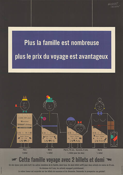 Plus la famille est nombreuse plus le prix du voyage es avantageux