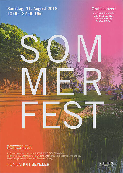 Sommerfest, Fondation Beyeler