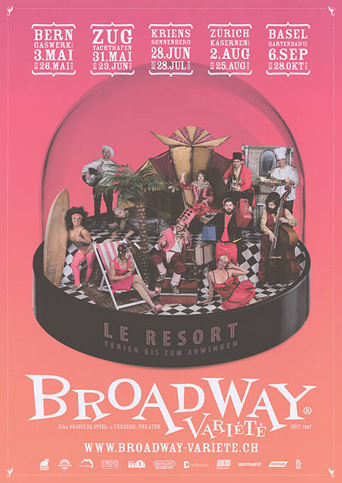 Broadway Variété, Le Resort, Ferien bis zum Abwinken