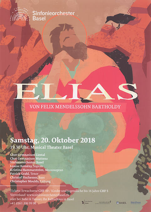 Sinfonieorchester Basel, Elias, von Felix Mendelssohn Bartholdy, Musical Theater Basel