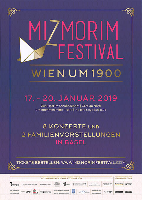 Mizmorim Festival, Wien um 1900