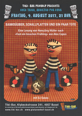 Bankräuber, Schallplatten und ein paar Tote, Tiki-Bar