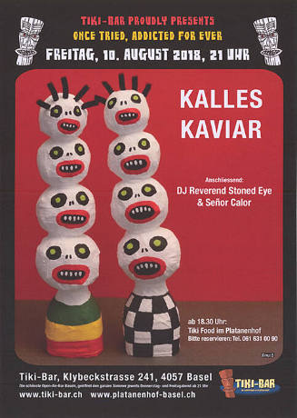 Kalles Kaviar, Tiki-Bar