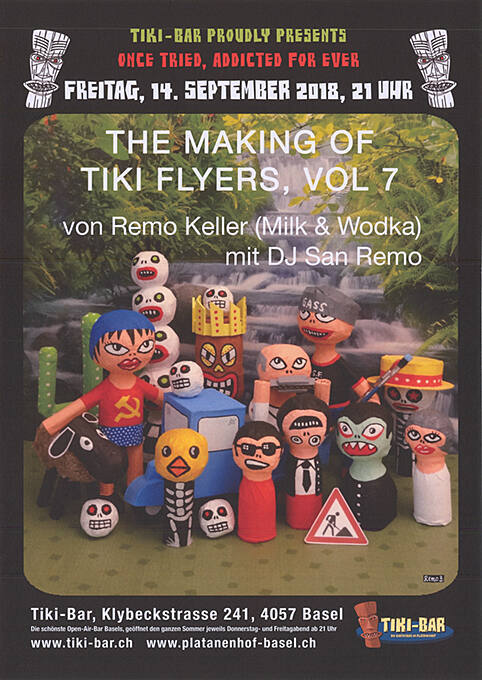 The making of Tiki-Flyers, Vol 7, Tiki-Bar