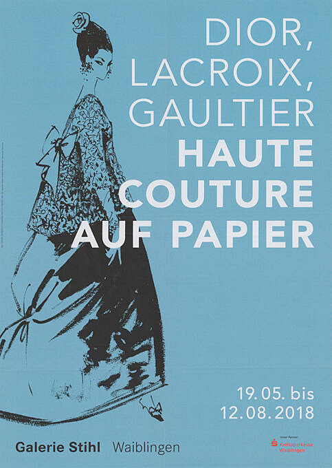 Dior, Lacroix, Gaultier, Haute Couture auf Papier