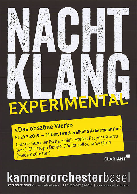 Nachtklang, Experimental, "Das obszöne Werk"